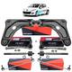 Kit Triangle Bras De Suspension Rotule Biellette + Stab Pour Peugeot 207 Cc Sw