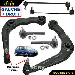Kit Triangle Bras Suspension 6 Pièces Avant prévu pour 206 1.4 1.6 2.0 Hdi 1.9 D