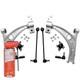 Kit Bras De Suspension Avant + Huile Multifonction Pour Vw Cc B7 Seat Alhambra