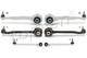 Kit De Bras De Suspension Essieu Avant Barre Oscillant Transversal 408 425