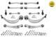 Kit De Bras De Suspension Essieu Avant Droit 116 050 0189/hd Meyle Pour Audi