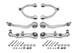 Kit De Bras De Suspension Essieu Avant Gauche 016 050 0225/hd Meyle