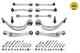 Kit De Bras De Suspension Essieu Avant Gauche 116 050 0263/hd Meyle Pour Audi
