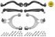 Kit De Bras De Suspension Essieu Avant Gauche 316 050 0109/hd Meyle Pour Bmw X5
