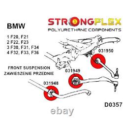 Kit silentblocs polyuréthane bras suspension avant pour BMW Serie 1 F20 F21