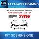 Set 4 Bras Suspension Avant Supérieure Et Inf + 2 Tiges Trw Alfa 147 156 Gt