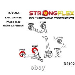 Silentblocs des bras suspension avant pour Toyota Land Cruiser Prado